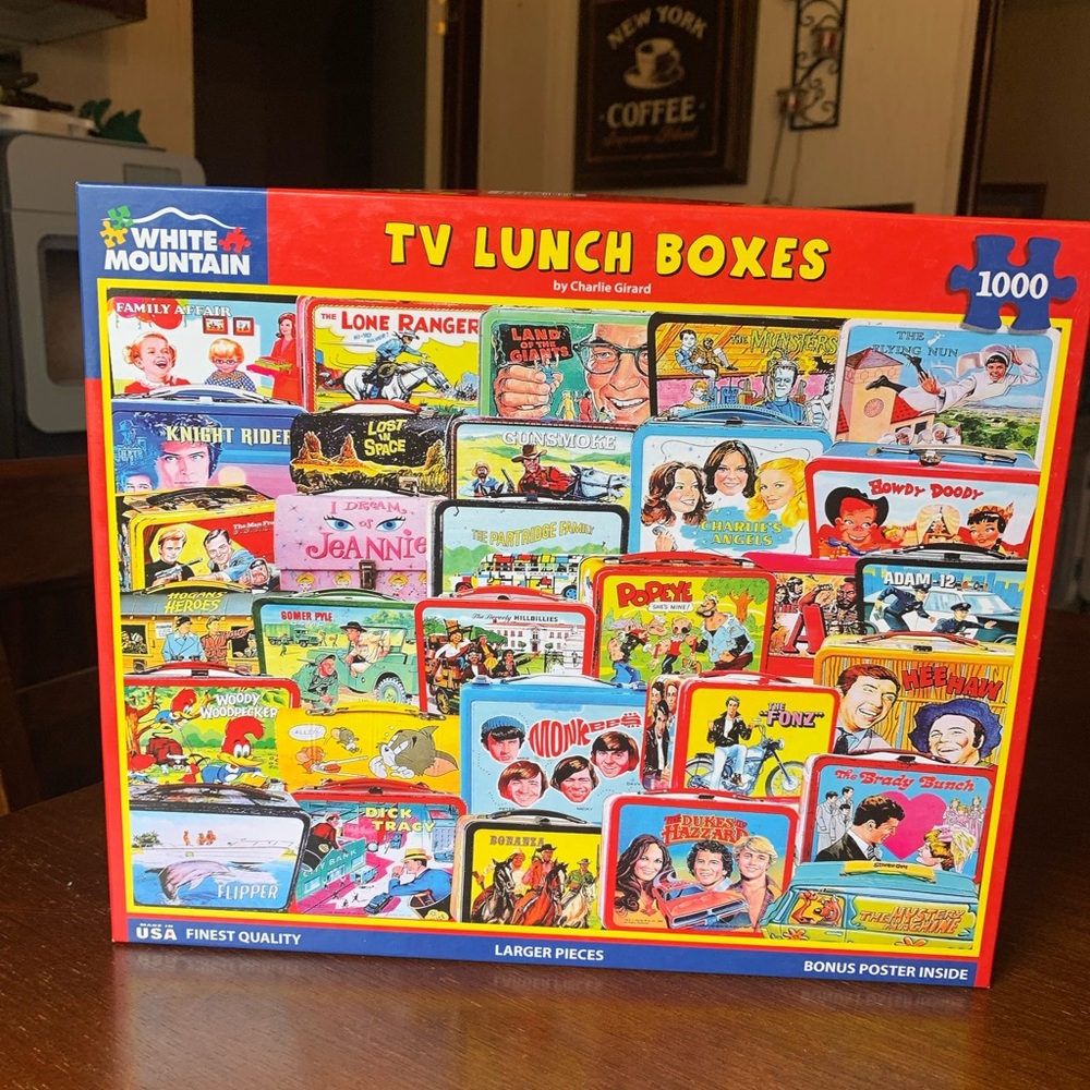 White Mountain TV Lunch Boxes Puzzle